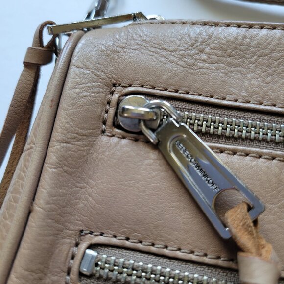 [Rebecca Minkoff] Moto 3 Zip Leather Stud Crossbody - Picture 8 of 11